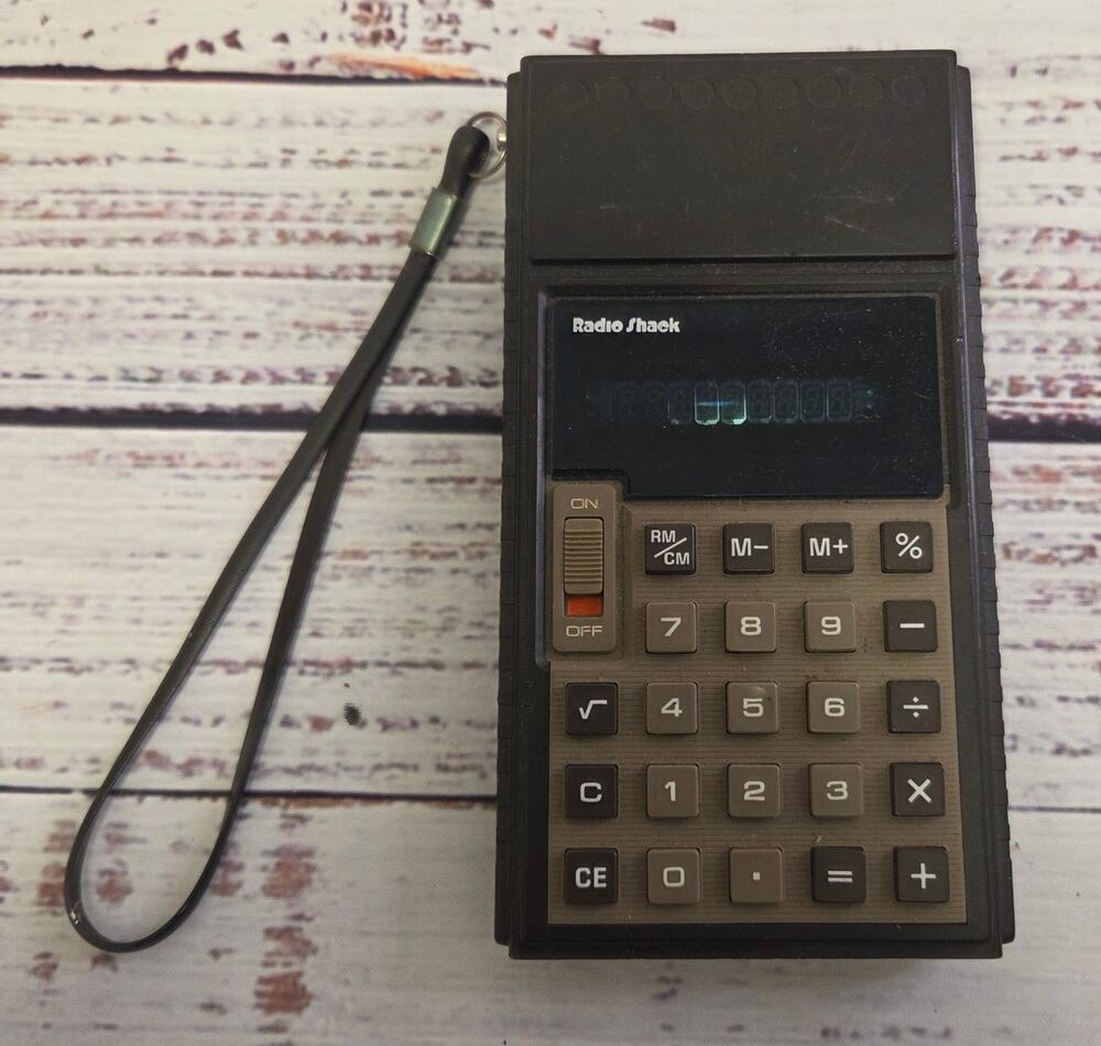 Radio Shack EC-375  Vintage Handheld Calculator
